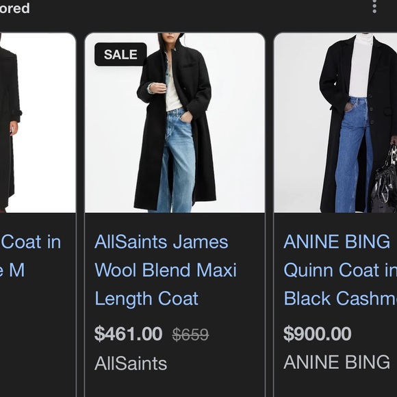 Gorgeous Vintage David Benjamin Wool coat with real leather collar trim EUC! - Picture 13 of 13